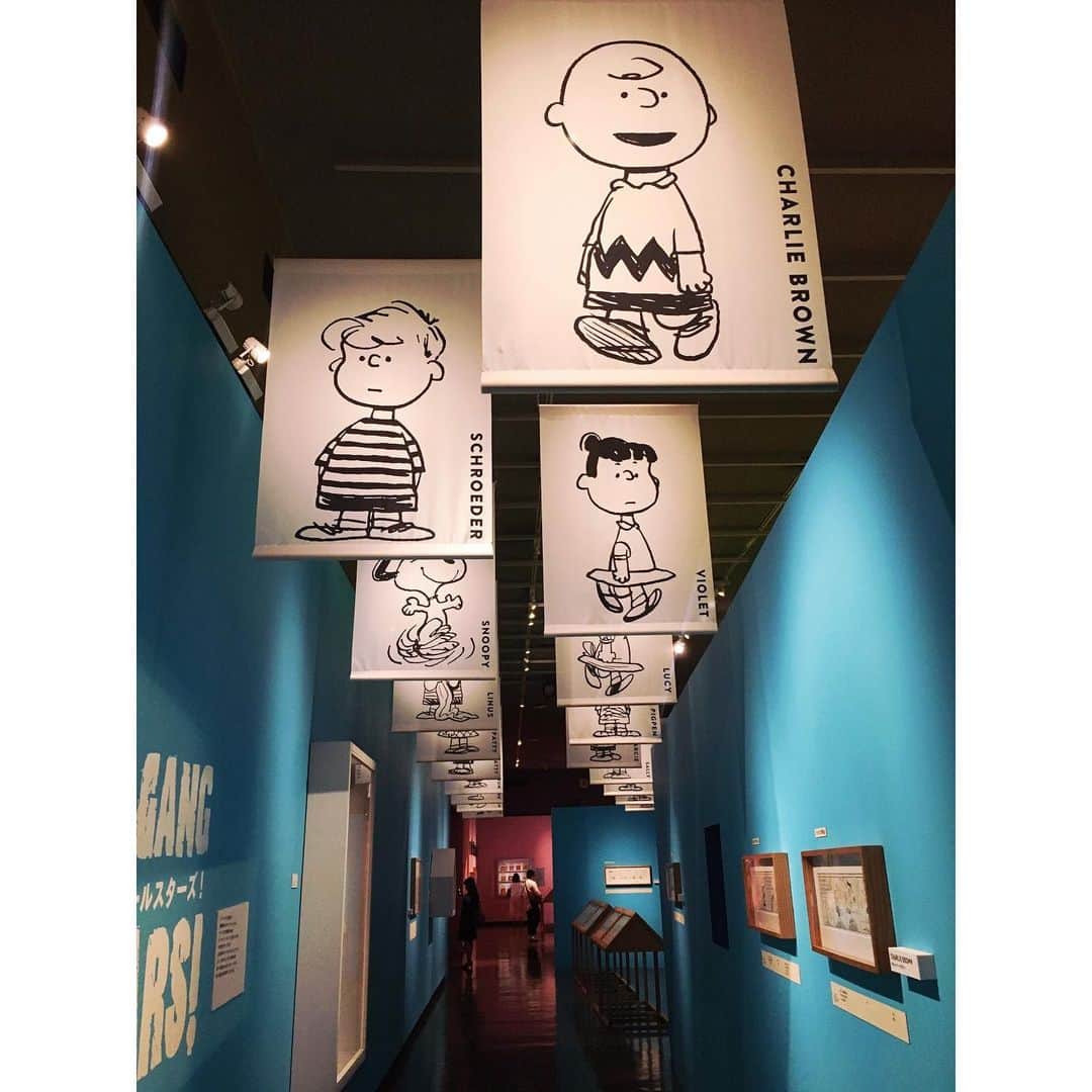 イレーネのインスタグラム：「🐥‘’’’’’’’’! そうです先週末から開催中のスヌーピーミュージアム展、行ってきました🐶  これまでスヌーピー、ピーナッツをそこまで深く知っていたわけではなかったのだけど、新聞のコミック連載という事はそもそも大人たちの目に入るもの... 大人になった今こそグッとくるエピソードやセリフが沢山ありました。アメリカならではの雰囲気も伝わってきました。  わたしはライナスが好きー。あとやっぱりチャーリーブラウンがすきです。コミックの中の男の子たち、本当に可愛い。おませな女の子達とのすれ違いな恋模様も可愛すぎる。  とっても楽しかったです是非  #スヌーピーミュージアム展 #名古屋市博物館 #スヌーピー #snoopy #peanuts #snoopymuseumnagoya #snoopymuseum #japan」