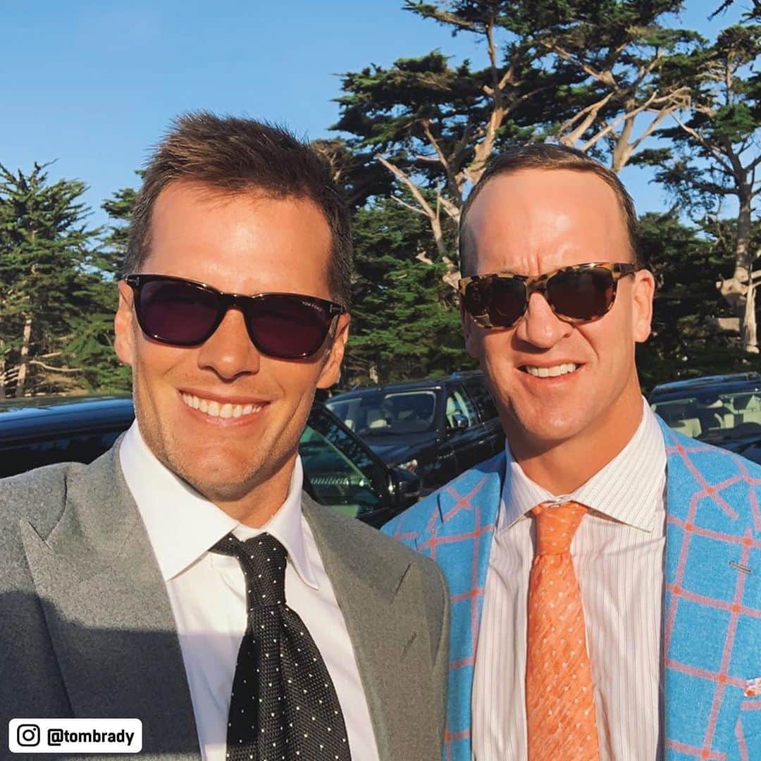 NFLさんのインスタグラム写真 - (NFLInstagram)「This photo has passed for 1,056 combined career touchdowns. 🐐🐐 (via @tombrady)」6月27日 1時15分 - nfl