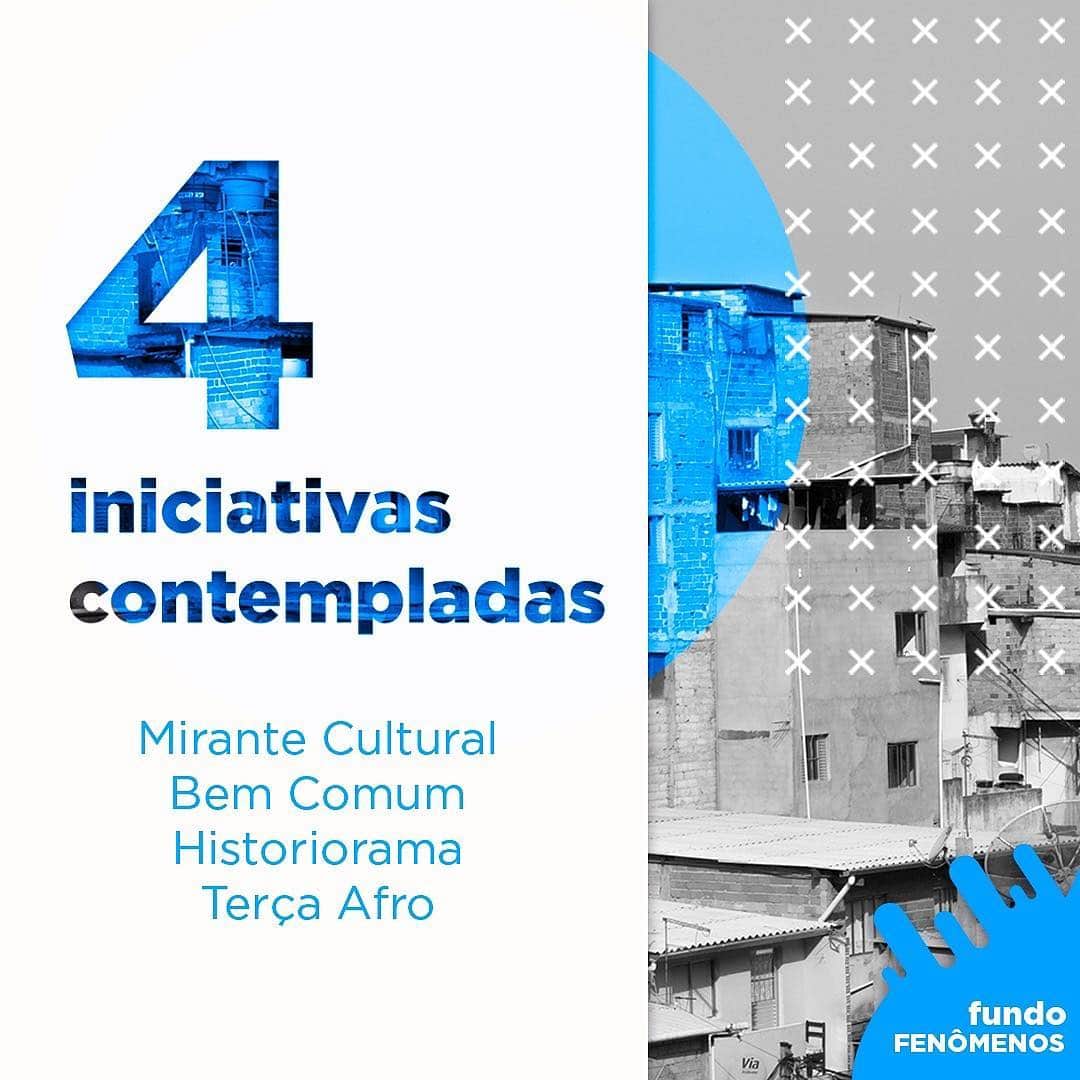 ロナウドのインスタグラム：「Finalmente concluímos o processo seletivo do Fundo Fenômenos 2019. Depois do trabalho em profundidade de identificação e seleção de diversas iniciativas sociais na cidade de São Paulo, tenho a felicidade de anunciar as quatro organizações que receberão o suporte da Fundação Fenômenos pelos próximos meses para, juntos, potencializarmos seus projetos: @mirantecultural, coletivo @tercaafro, associação @historiorama e associação @bemcomum. Parabéns, fenômenos! Saiba mais sobre as iniciativas aqui: @fundacaofenomenos」