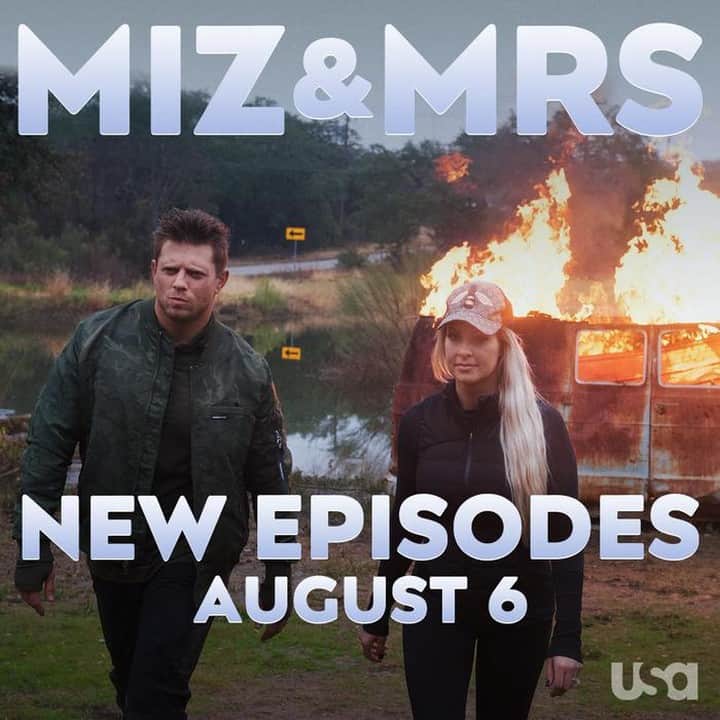 WWEさんのインスタグラム写真 - (WWEInstagram)「The "It" Family is BACK! Don't miss out on an exclusive look into the A-List family of @mikethemiz and @MaryseMizanin when #MizandMrs returns to the @usa_network on Tuesday, Aug. 6 at 10/9 c!」6月27日 2時46分 - wwe