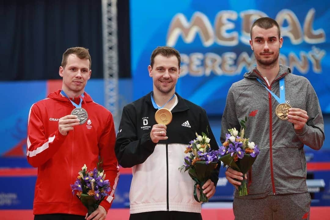 ITTF Worldさんのインスタグラム写真 - (ITTF WorldInstagram)「#Congratulation to #EuropeanGames winners & medalists 🏓  Women's Singles 🥇- Yu Fu 🇵🇹 🥈- Han Ying 🇩🇪 🥉- Ni Xia Lian 🇱🇺 Men's Singles 🥇- Timo Boll 🇩🇪 🥈- Jonathan Groth 🇩🇰 🥉- Tomislav Pucar 🇭🇷 *all 6 players qualified to #Tokyo2020」6月27日 2時56分 - wtt