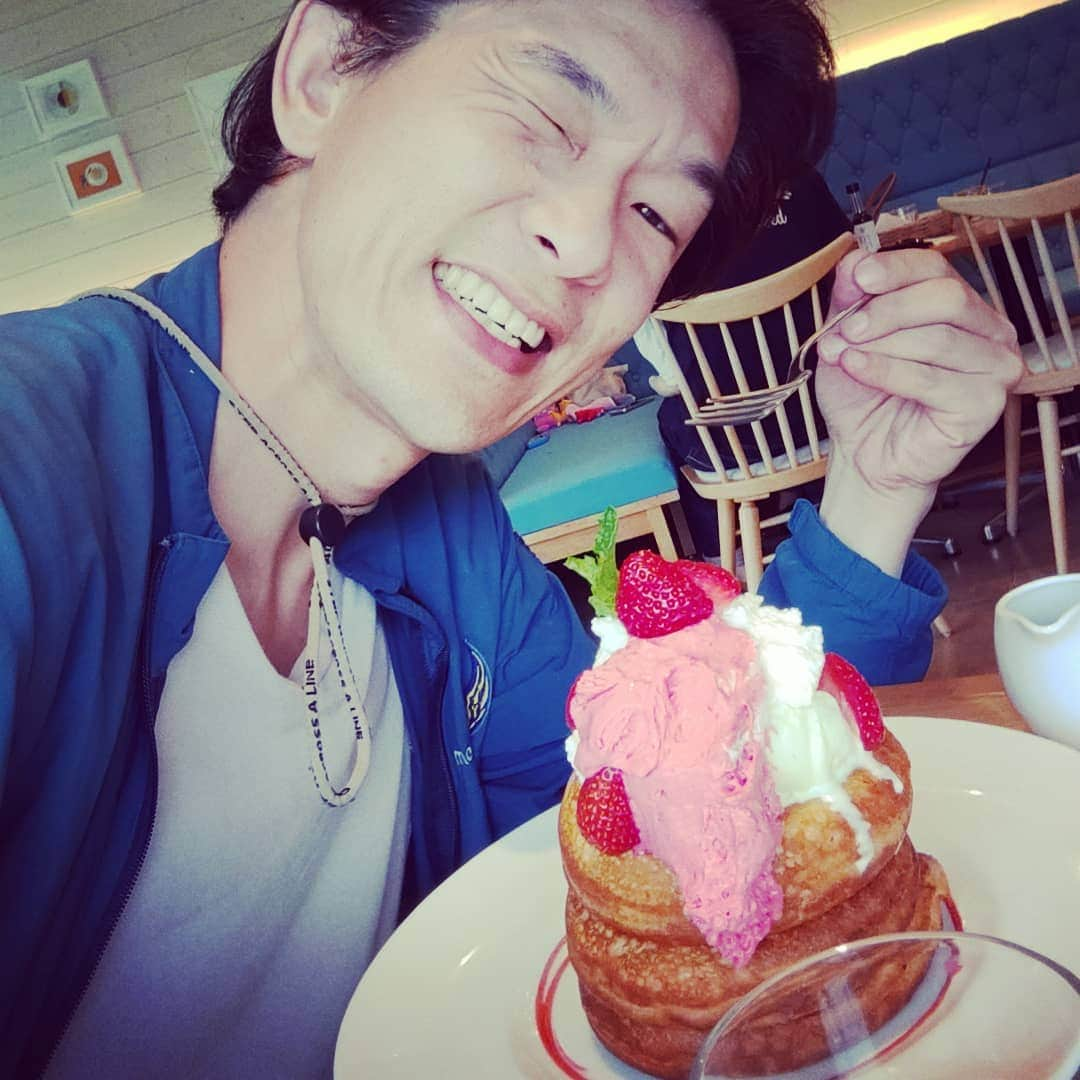 立川こしらさんのインスタグラム写真 - (立川こしらInstagram)「米沢で！ パンケーキかわいい！ #小野川温泉」6月27日 13時56分 - kosira.t