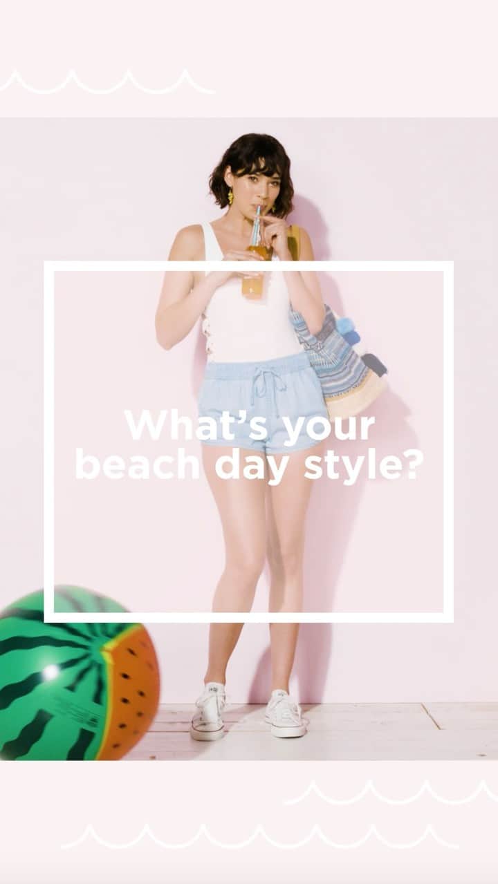 ロック&リパブリックのインスタグラム：「Beach days are the best days, especially when you get to show off your great style. Whether you’re all about the latest trends or just like to keep things cute and casual, Kohl’s has everything you need for your day in the sun. 🏖 Shop Kohl’s.」