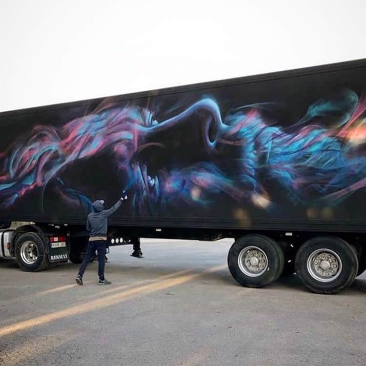 Art Collective Magazineさんのインスタグラム写真 - (Art Collective MagazineInstagram)「@sav45 with an big rig beauty in Spain 💥 #artnerd #artcollective #isigroup」6月27日 6時36分 - art_collective