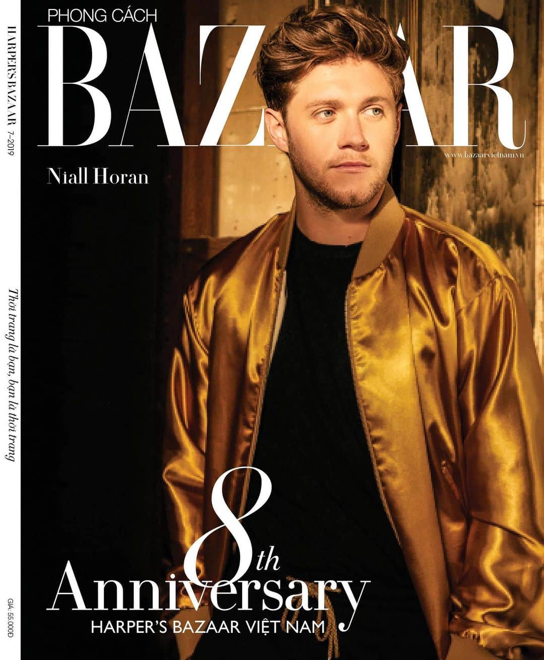ナイル・ホーランのインスタグラム：「Another cover for @bazaarvietnam 8th Anniversary Special Edition」