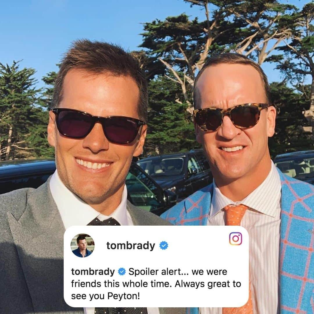 スポーツセンターさんのインスタグラム写真 - (スポーツセンターInstagram)「That's 142,454 passing yards, 1056 passing touchdowns, 8 Super Bowls, 8 MVPs, and 28 Pro Bowls in one photo 📸 (via @tombrady)」6月27日 7時09分 - sportscenter