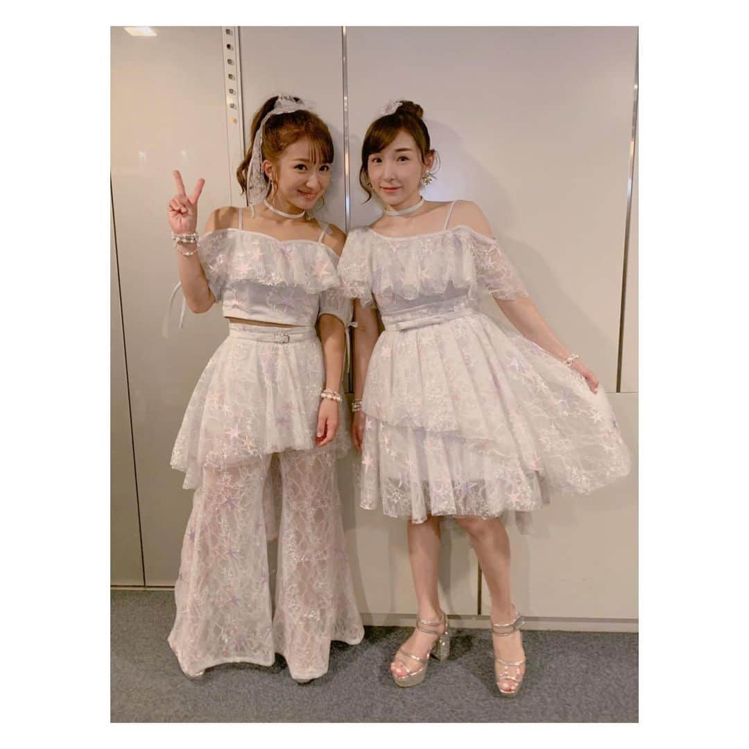 辻希美さんのインスタグラム写真 - (辻希美Instagram)「昨日はテレ東音楽祭❤️ 夢のような時間をありがとうございました☺️💕💕✨✨ 今の気持ちはブログ(のんピース)に書きました❤️✨✨ #テレ東 #音楽祭2019 #W #ダブルユー #加護亜依 #あいぼん #辻希美 #辻ちゃん #見てくれた方ありがとうございました #緊張した #楽しかった #夢のような時間でした #今の気持ちはブログにて #のんピース #本当にありがとうございました #またいつか #❤️」6月27日 9時09分 - tsujinozomi_official