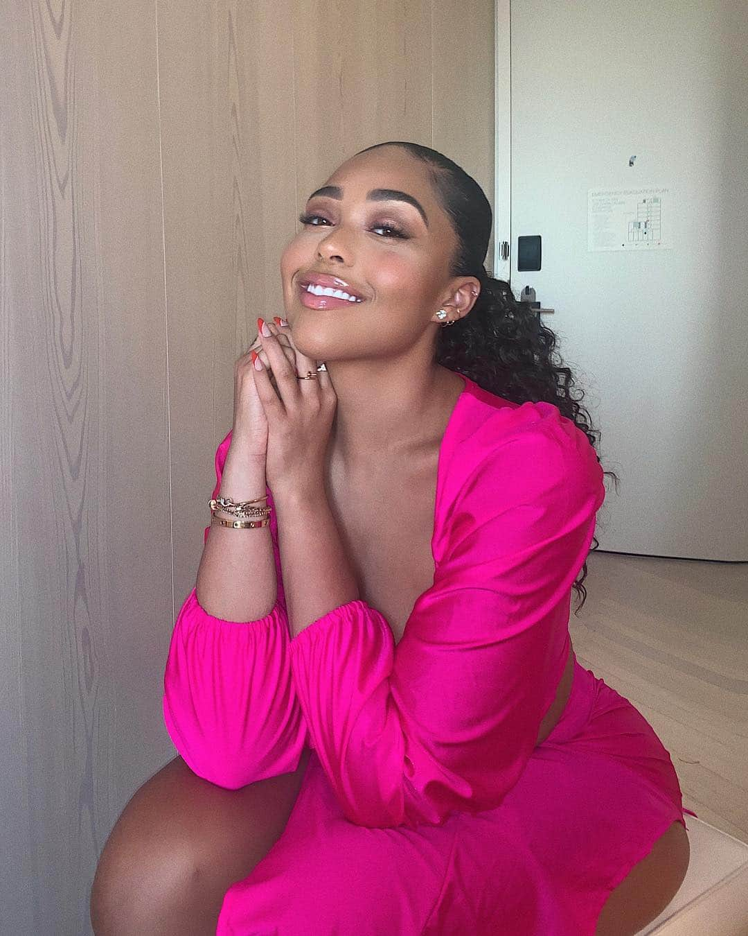 ジョーディン・ウッズさんのインスタグラム写真 - (ジョーディン・ウッズInstagram)「hey bighead」6月27日 9時12分 - jordynwoods