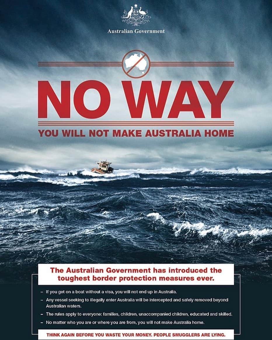 ドナルド・トランプさんのインスタグラム写真 - (ドナルド・トランプInstagram)「Flyers like this depict Australia’s policy on Illegal Immigration. Much can be learned!」6月27日 9時43分 - realdonaldtrump