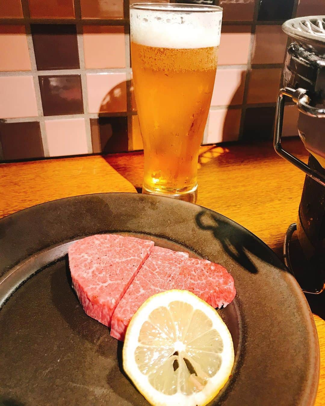 雨宮みさきさんのインスタグラム写真 - (雨宮みさきInstagram)「ちょっと前だけど シャトーブリアン初めて食べた🤭💕✨」6月27日 15時19分 - misaki_amamiya_official