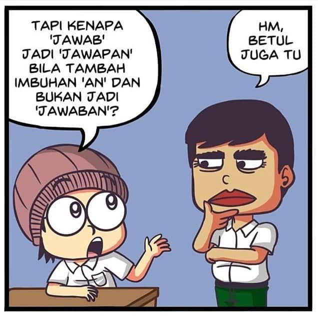 Koleksi Komik Malaysiaさんのインスタグラム写真 - (Koleksi Komik MalaysiaInstagram)「#Repost @komik_fbchan_official with @get_repost ・・・ Fb-chan Gen3] ep47: Sape boleh JAWAB? Cikgu bm sila standby JAWAPAN besok hari ye, hihihi . .  #komikinstagram #komikcomel #komikmalaysia  #gengkomik  #nerdpakaispek #koleksikomikmalaysia #komikm #fbchan」6月27日 11時49分 - tokkmungg_exclusive