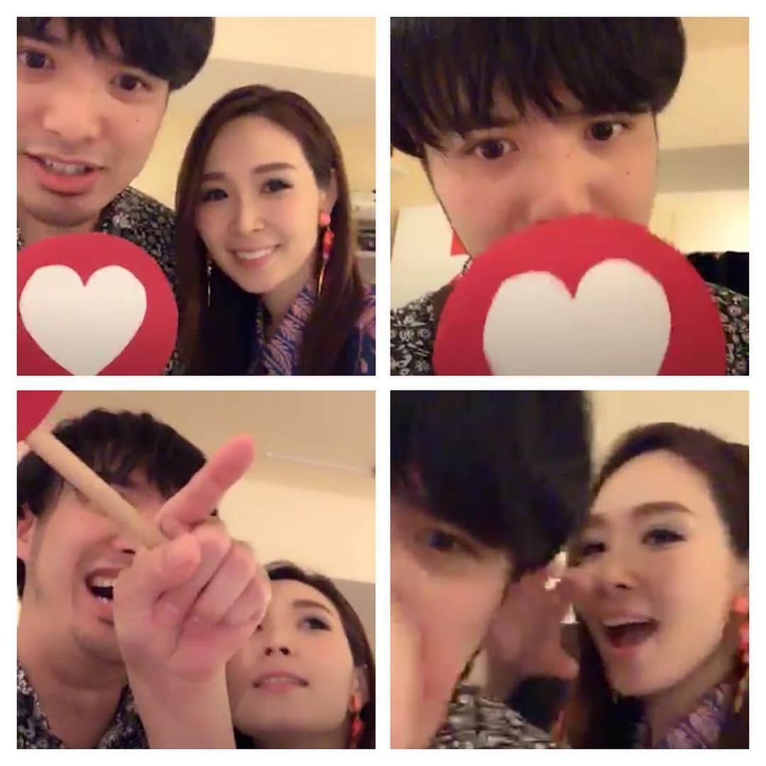 愛内里菜のインスタグラム：「今日 ポコチャ﻿ 夜配信２３時以降で考えてまーす🌟﻿ ﻿ 夜中配信になるので﻿ その時間にお付き合い出来る方﻿ 覗きにきてくださーい☺️﻿ ﻿ 無理はしないで見てもらえると嬉しいです🙏🌟🕶﻿ 今日はパスーでも全然大丈夫でーす☺️🙌﻿ ﻿ ﻿ ポコチャパイセンの！﻿ るぱんくんも先日の新宿ライブに来てくれて﻿ ちょこっと一緒に楽屋から配信したよー☺️☺️﻿ ﻿ ﻿ ﻿ #生配信 #配信開始 ﻿﻿ #愛内里菜 改め #R として #歌手 再始動﻿﻿﻿﻿﻿﻿ #垣内りか #垣内倶楽部 ﻿﻿﻿﻿﻿﻿ #新曲 #邦ロック#ミュージック#音楽の力﻿﻿﻿﻿﻿﻿﻿ #音楽﻿﻿﻿ ﻿ @rui.sayama_lupin」