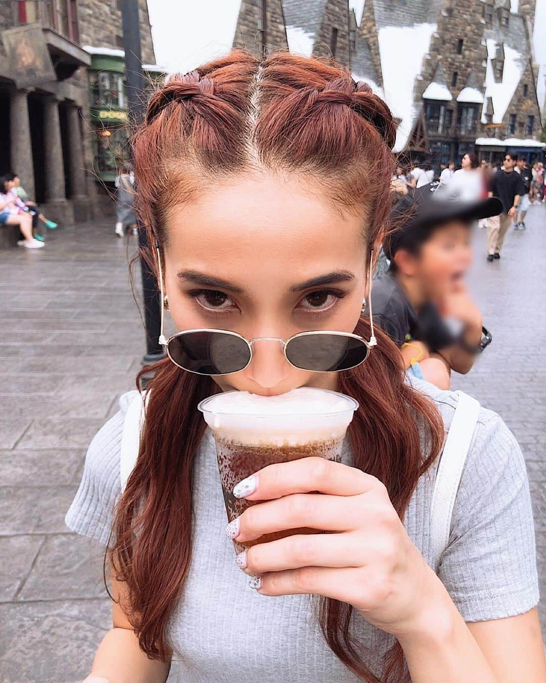 SAKURAさんのインスタグラム写真 - (SAKURAInstagram)「butter beer🍺🥞 とっても甘ったるかった😋 . #harrypotter #usj #osaka」6月27日 13時09分 - sakura_____julia