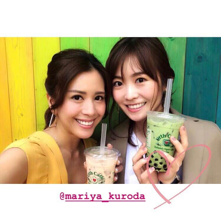 太田葉子さんのインスタグラム写真 - (太田葉子Instagram)「麻理耶さんと表参道でアフタヌーンティー😍﻿ ﻿ 麻理耶さんは、美人で気さくで﻿ 会うと元気をもらえる素敵なお方💖﻿ ﻿ ディズニープリンセスと一緒に﻿ お茶してる気分で、文字通り﻿ 夢のようなひと時でした〜🤤💕﻿﻿ ﻿ 麻理耶さんありがとうございました💖﻿ ﻿﻿ #黒田麻理耶 ﻿ #女社長﻿ #かっこよすぎる﻿ #美人﻿ #映えまくり﻿ #urthcaffe ﻿ #urthcafe表参道 ﻿ #タピオカ部 ﻿ #タピ活 ﻿ #映えカフェ ﻿ #映えスポット ﻿ #GENIC #genic_cafe ﻿ #TOKYOcafe ﻿ #tapioca ﻿#cafestagram﻿」6月27日 23時35分 - instayoko