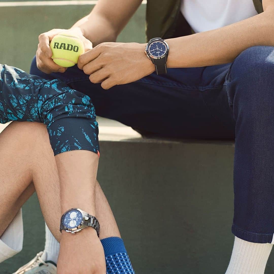 のインスタグラム：「Ace! The Rado HyperChrome is your perfect timing partner for a summer on court. Discover the collection at the link in the bio. #MasterOfMaterials #HyperChrome #RadoTennis #Tennis」