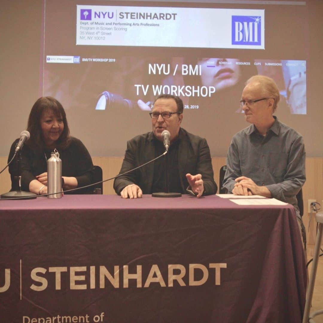 Broadcast Music, Inc.さんのインスタグラム写真 - (Broadcast Music, Inc.Instagram)「The NYU/BMI TV Scoring Workshop gave participants the opportunity to learn from top composers and industry veterans. #BMIFilmTV #NYU 🎞 🎶 @drrgirl」6月28日 0時08分 - bmi