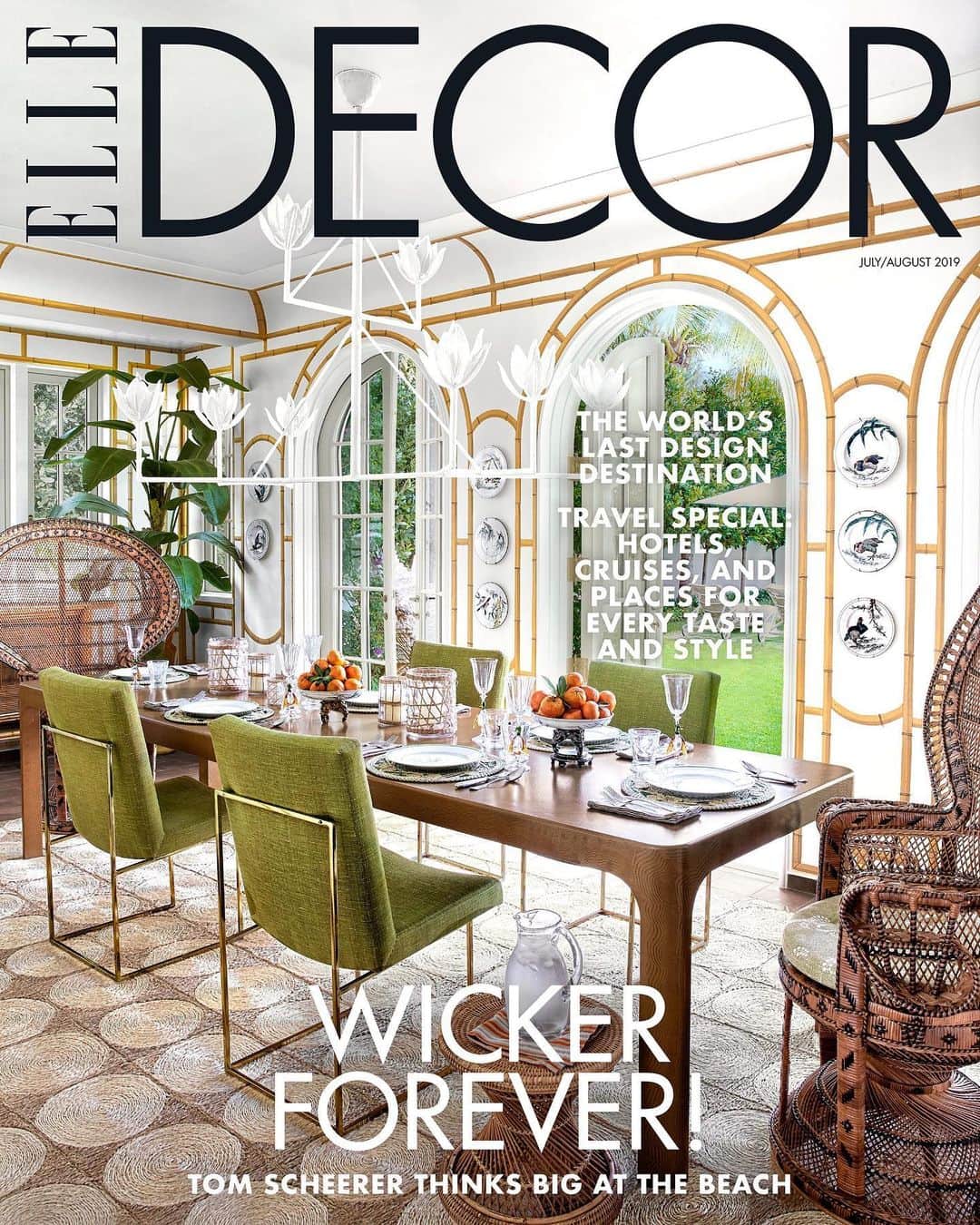 ELLE DECORさんのインスタグラム写真 - (ELLE DECORInstagram)「Introducing ELLE Decor's July/August issue, featuring an airy oceanfront retreat designed by @tomscheerer on the cover. This is also our first-ever issue dedicated to travel, and we’re debuting the inaugural ELLE Décor Travel A-List, including the best hotels, cruises, and destinations to visit around the world. Plus, explore @vanessagbranson‘s idyllic private island in Scotland, a gorgeous hotel suite in Mallorca created by fashion designer-turned-decorator @matthewwilliamson, and a stunning home in Vietnam designed by @caumontinteriors. Click the link in our bio for the full tour of this Palm Beach home, and pick up our latest issue for every feature. Photography by @francescolagnese.」6月28日 0時26分 - elledecor