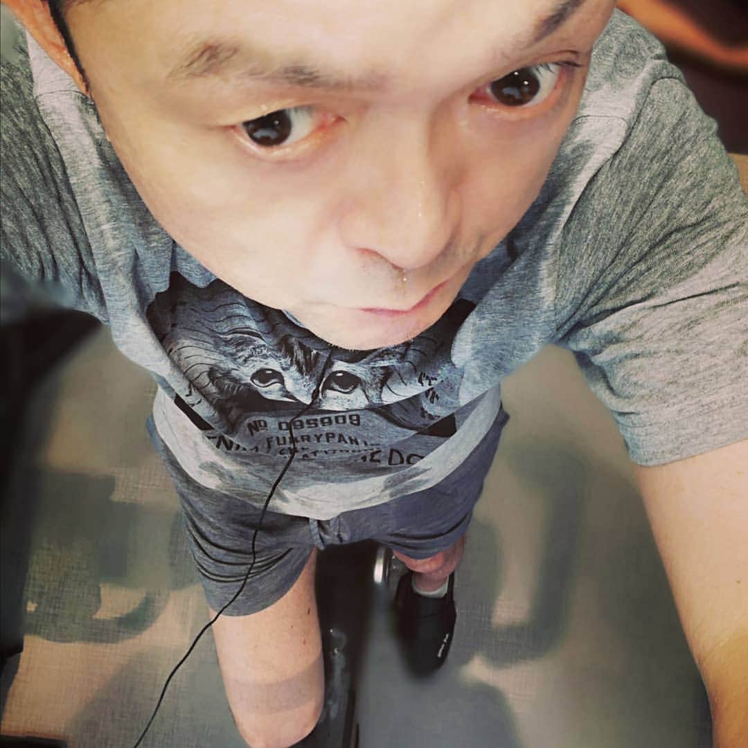 松本隆博のインスタグラム：「。 今日も走って来ましたー (≧∇≦)/ 体調子いいー(^-^)」