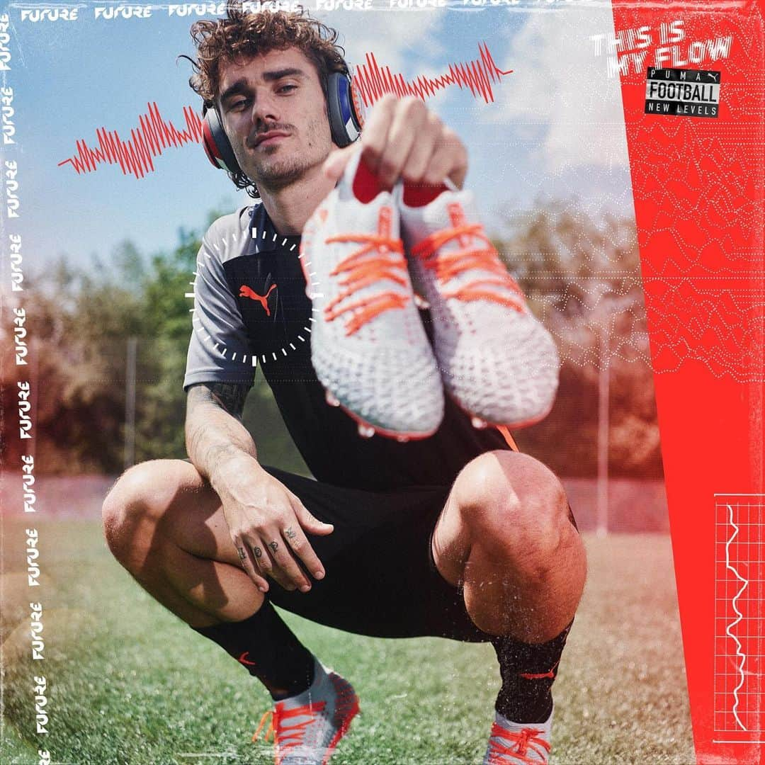 アントワーヌ・グリーズマンさんのインスタグラム写真 - (アントワーヌ・グリーズマンInstagram)「AKA GRIZI ft. @PUMAFootball 😍🎸 New FUTURE’s dropping in style. Check out my story to listen to my Anthem playlist! 👟 ⚽ @Laliga」6月27日 18時15分 - antogriezmann