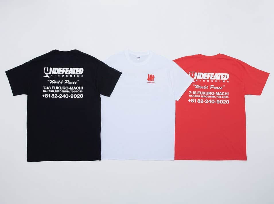 UNDFTDさんのインスタグラム写真 - (UNDFTDInstagram)「UNDEFEATED HIROSHIMA GRAND OPENING CAPSULE COLLECTION // Available Now at Undefeated Hiroshima」6月28日 0時43分 - undefeatedinc