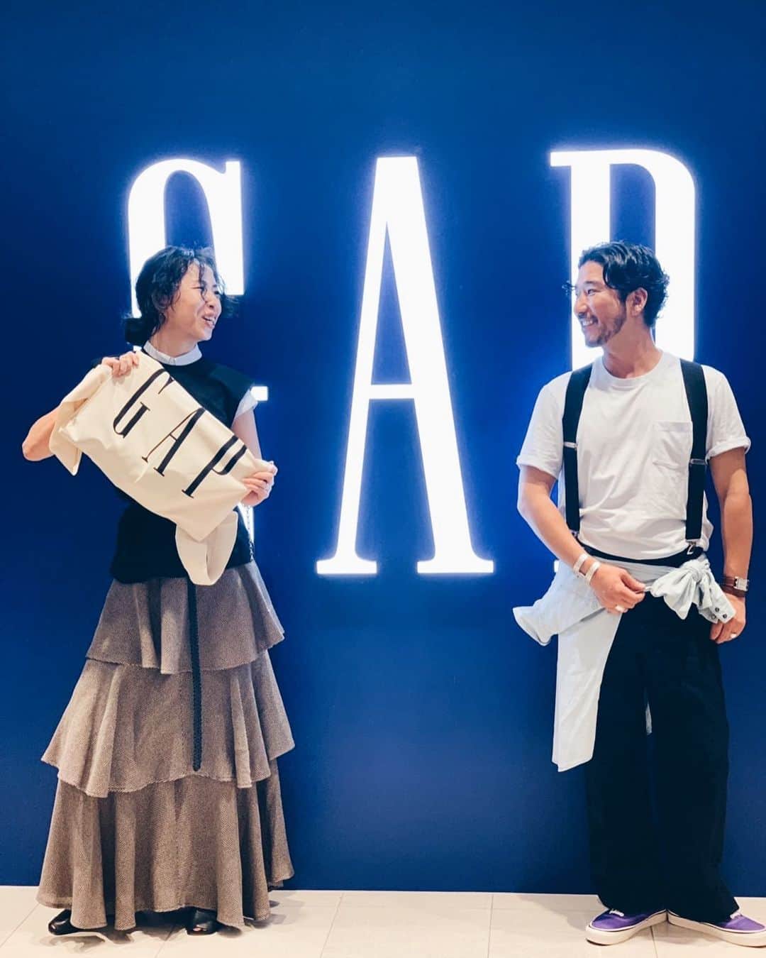 小塚源太のインスタグラム：「Thank you all for stopping by Gap 2019 Fall Press Preview🙌🏼 50周年記念プロダクト、ご好評いただき幸せでした。ご来場くださいました皆さま、ありがとうございました！ #Gap50th #Gap」