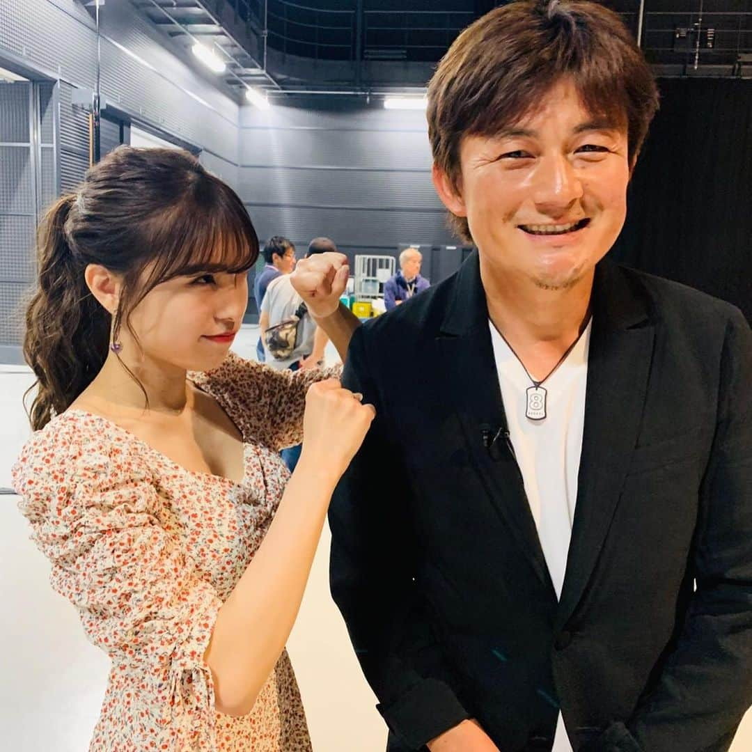 小嶋菜月さんのインスタグラム写真 - (小嶋菜月Instagram)「テルさん⭐️ . . 昨日、放送された、有吉反省会 見てくださった皆様 ありがとうございました(｡･ω･｡) . . テルさんがまさかの 私のことが二推し！という事で…ガビーン😭笑 . . でも、たっくさんお世話になったテルさんなので 私がもっと魅力的に女の子になって またいつか絶対に１推しに復活させてみせます☺️❤️ . . テルさんのおかげで 有吉反省会のSPに出演できたので… 素直に、テルさんありがとう😆✨笑 . . #有吉反省会 #岩本輝雄 #テルさん #元 #サッカー #日本代表 #ベガルタ仙台 #皆さん #あんまり #テルさんを #責めないであげて #笑笑」6月27日 19時37分 - kojimanatsuki_offical