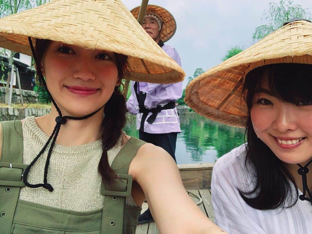 大野いとさんのインスタグラム写真 - (大野いとInstagram)「タビフクオフショット👗 岡山県の倉敷で舟に乗ったけどおじちゃんの話面白かった☺️💕 #ままゆ#福田麻由子#倉敷」6月27日 19時52分 - ohno_ito