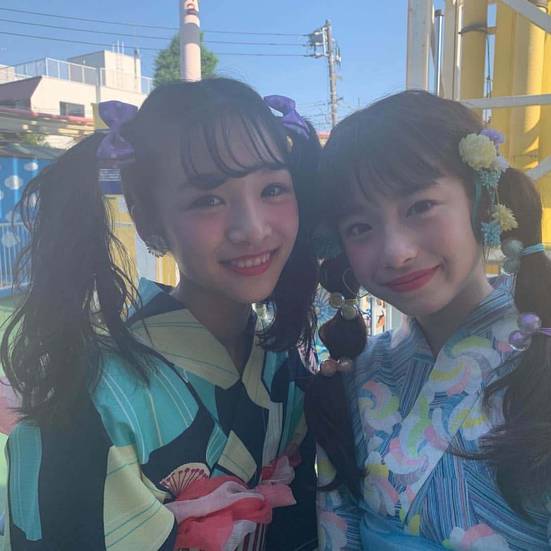 ニコ☆プチさんのインスタグラム写真 - (ニコ☆プチInstagram)「﻿ 夏はゆかたが着たくなるよね〜👘❣️﻿ ﻿ ﻿ かわいいオフショがたっっっくさんあるから、またあげますねん📸✨﻿ ﻿ ﻿ ﻿ #ニコプチ﻿ #丸山真亜弥﻿ #中山あやか﻿ #葛西杏也菜﻿ #ゆかた﻿ #浴衣﻿ #夏」6月27日 19時55分 - nicopuchi_official