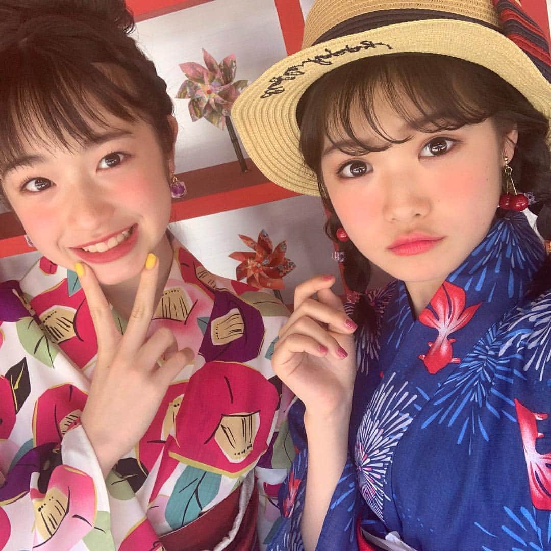 ニコ☆プチさんのインスタグラム写真 - (ニコ☆プチInstagram)「﻿ 夏はゆかたが着たくなるよね〜👘❣️﻿ ﻿ ﻿ かわいいオフショがたっっっくさんあるから、またあげますねん📸✨﻿ ﻿ ﻿ ﻿ #ニコプチ﻿ #丸山真亜弥﻿ #中山あやか﻿ #葛西杏也菜﻿ #ゆかた﻿ #浴衣﻿ #夏」6月27日 19時55分 - nicopuchi_official