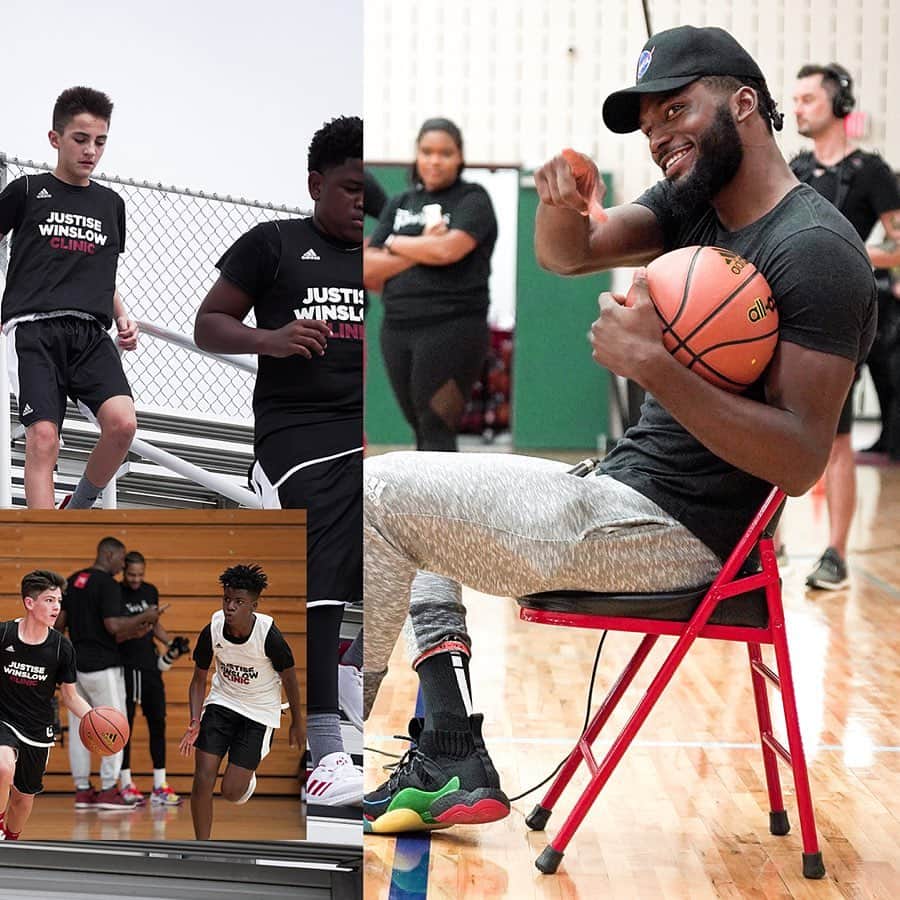 Miami HEATさんのインスタグラム写真 - (Miami HEATInstagram)「Coach Justise made it happen for the kids in H-Town at his annual @iamjustise Clinic🤘」6月27日 21時55分 - miamiheat