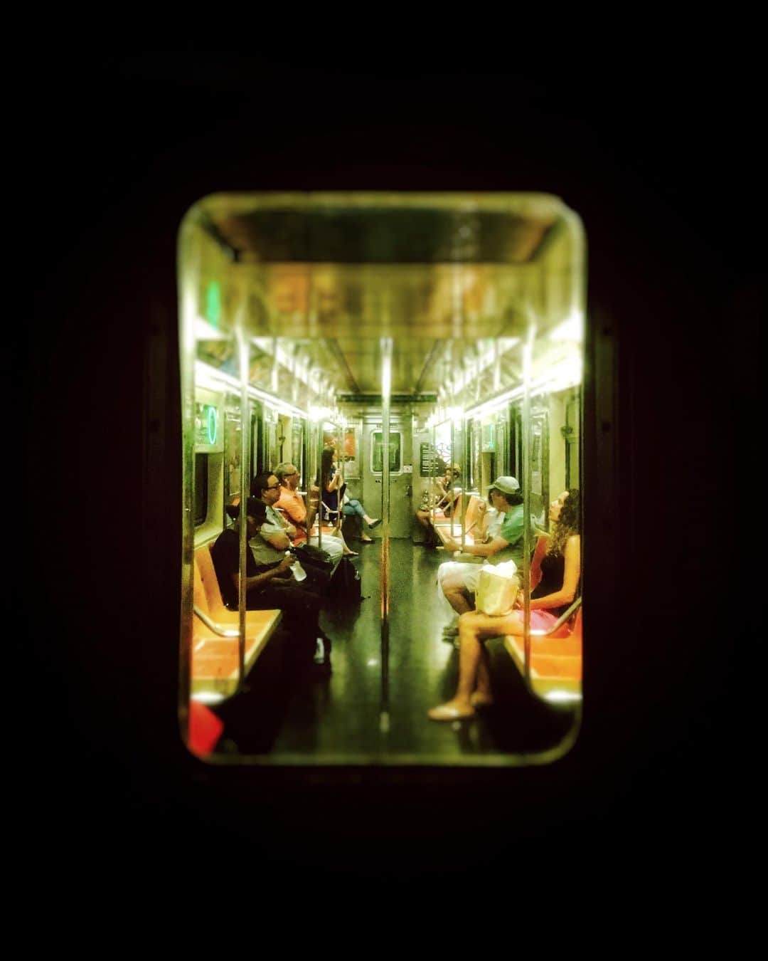 ima_ju / Jun Iのインスタグラム：「. . Subway again . . . ::」