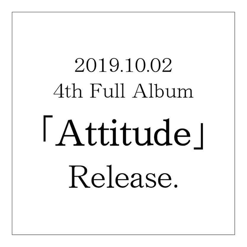 Mrs. GREEN APPLEさんのインスタグラム写真 - (Mrs. GREEN APPLEInstagram)「2019.10.02 4th Full Album 「Attitude」」6月27日 22時04分 - mgaband