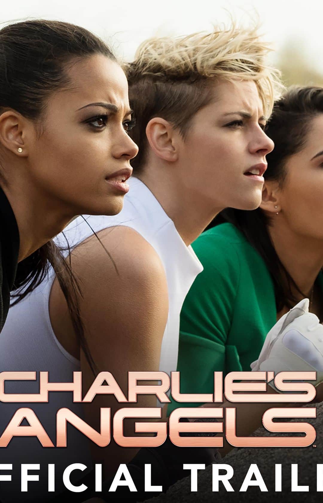 ナオミ・スコットのインスタグラム：「Watch the official @charliesangels trailer now! 🔥 🙅🏻‍♀️🙅🏼‍♀️🙅🏽‍♀️🔥」