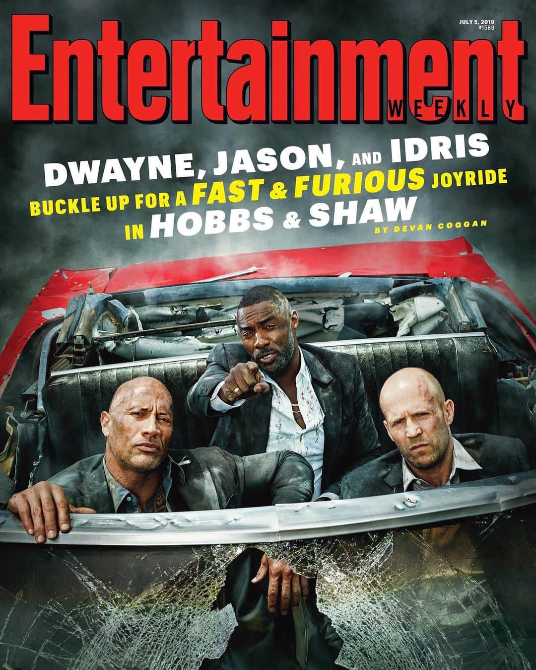 ドウェイン・ジョンソンさんのインスタグラム写真 - (ドウェイン・ジョンソンInstagram)「Buckle up.  Thank you @EntertainmentWeekly for the cover 👊🏾 HOBBS & SHAW  AUGUST 2ND WORLDWIDE 📸@michaelmuller7」6月27日 23時01分 - therock
