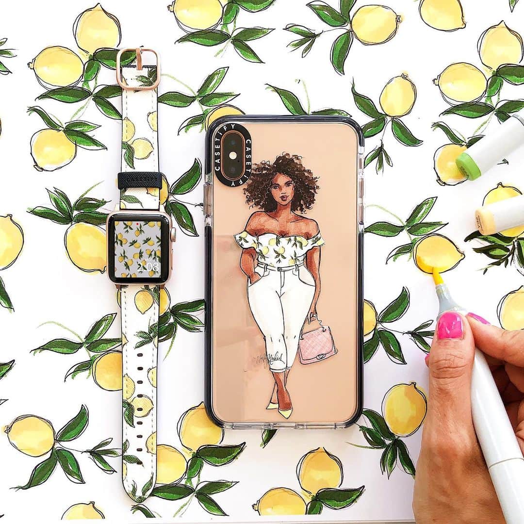 Holly Nicholsさんのインスタグラム写真 - (Holly NicholsInstagram)「Always stay coordinated. So glad you guys are liking the collab with @casetify!  Did you enter the giveaway to win a case? Check out the post 5 photos back, or visit my stories for the link. 🥰 🍋 🍋 🍋 @casetifybands #fashionillustration #fashiondrawing #illustration #hnicholsillustration #hollynicholsxcasetify #curvyfashion #copicmarkers #casetify」6月28日 8時21分 - hnicholsillustration