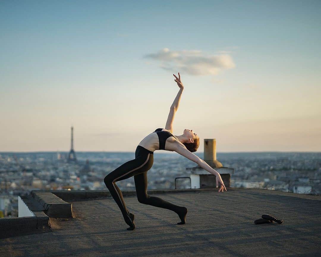 ballerina projectさんのインスタグラム写真 - (ballerina projectInstagram)「Katie Boren in Paris. #ballerina - @katieboren1 #montmartre #paris #eiffeltower #ballerinaproject #ballerinaproject_ #ballet #dance #hosiery #lingerie #sunset #katieboren  With the upcoming conclusion of the Ballerina Project limited edition prints will be only available for a limited time. Link is in our Instagram profile to purchase one today.  The Ballerina Project book is now available for pre-order. Go to @ballerinaprojectbook for pre-order link and info. #ballerinaprojectbook」6月28日 9時00分 - ballerinaproject_