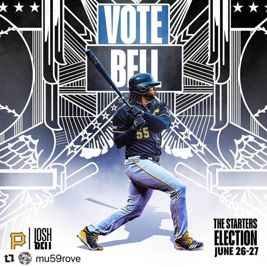 ピッツバーグ・パイレーツさんのインスタグラム写真 - (ピッツバーグ・パイレーツInstagram)「These guys want you to vote for Josh Bell for the All-Star Game.  You can vote once per email address at ‪pirates.com/vote‬ AND on Google by searching “MLB Vote” or “Josh Bell”.」6月28日 1時41分 - pittsburghpirates