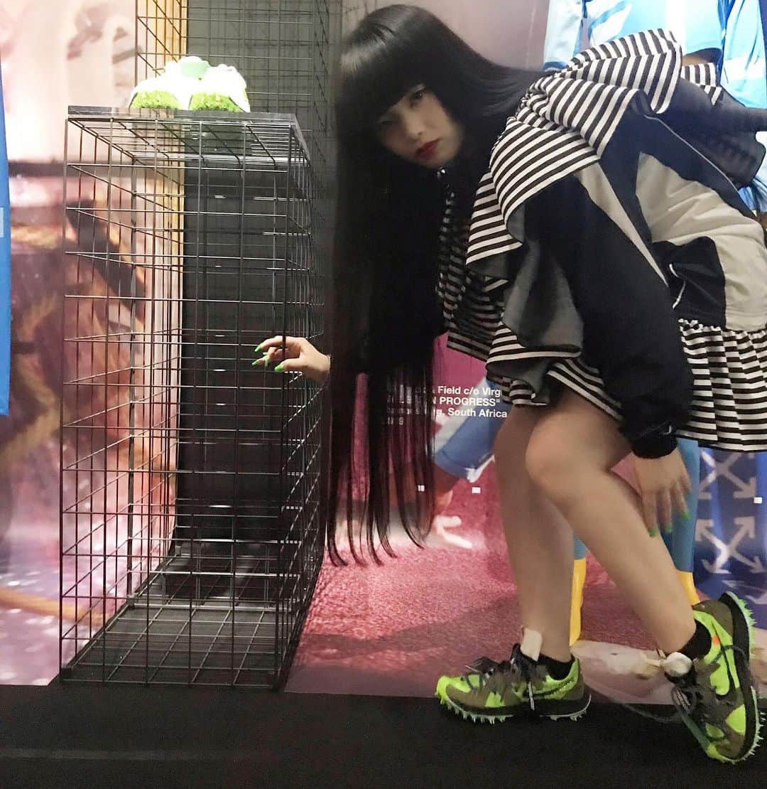 のインスタグラム：「@nike ✖︎ @off____white New 👟💚💚💚FOR EVERY FUTURE ATHLETE-THE TOKYO SPACE🇯🇵🎉 #foreveryfutureathlete #Nike #offwhite #HonokaMoriyama」