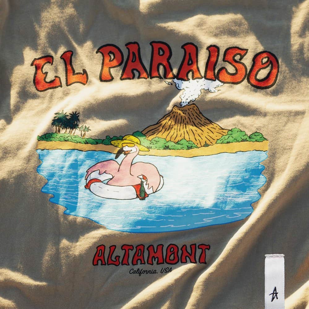 オルタモントのインスタグラム：「Get your float on at El Paraiso 😎 // Artwork: @dhedetrc // #CFADC」