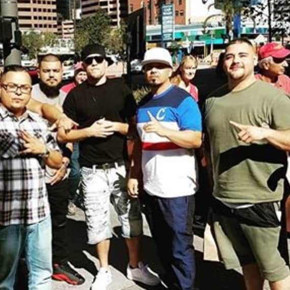 ベイビー・バッシュさんのインスタグラム写真 - (ベイビー・バッシュInstagram)「How dope is this Pic.. @natediaz209 and @andy_destroyer13 with the Nephew!!! The Slapmaster and The Heavyweight Champ! TBT #throwbackthursday」6月28日 4時23分 - babybash