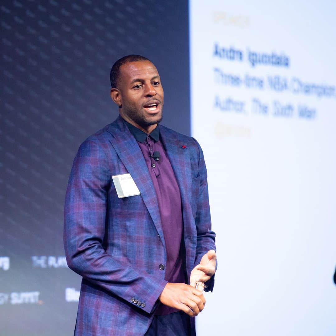アンドレ・イグダーラのインスタグラム：「Great start to our 4th annual @playerstechsummit today. . I’m on a mission to bring sports & tech together and am glad to partner with @Bloomberg on the journey. . #playerstech #bloomberg #thesixthman」