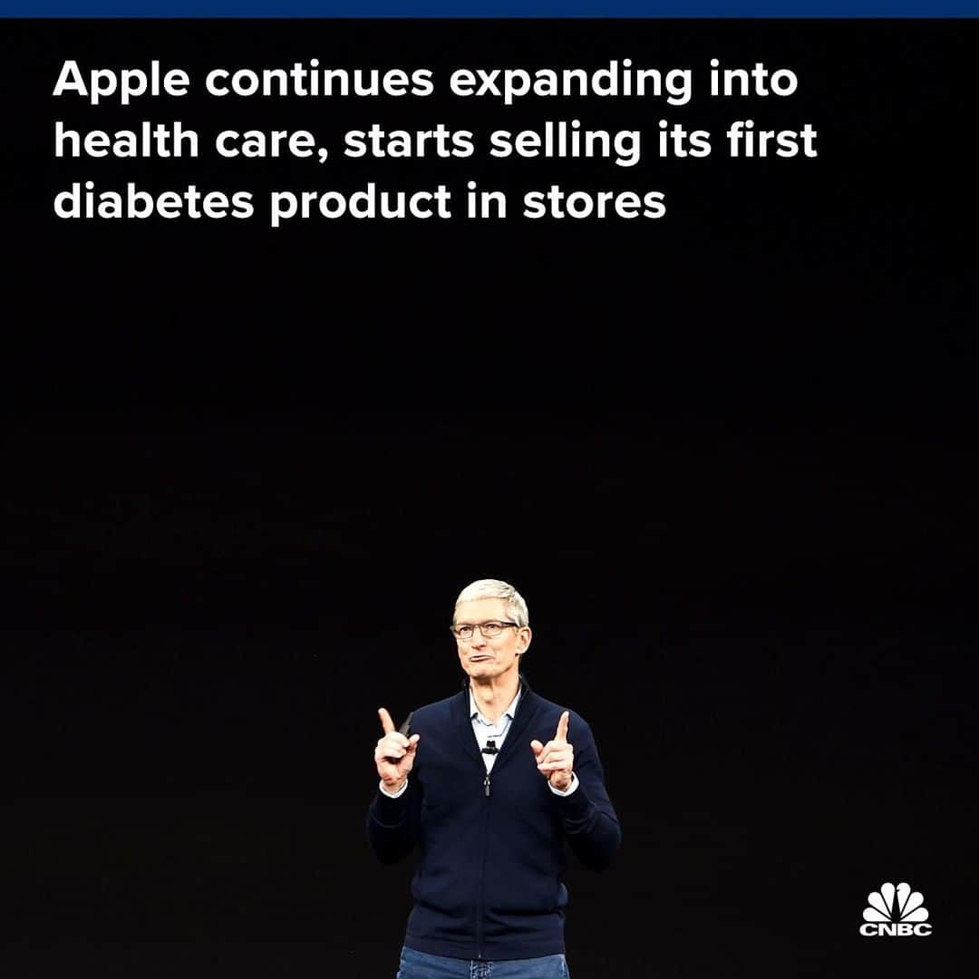 CNBCさんのインスタグラム写真 - (CNBCInstagram)「Select Apple Stores now sell One Drop, a blood glucose monitor that closely integrates with the iPhone and the Apple Watch.⁠ ⁠ Apple is increasingly breaking into the health space by selling consumer-oriented products and integrating the data from them in its Health app, making the iPhone and Apple Watch hubs for people’s personal health.⁠ ⁠ More at the link in bio. ⁠ *⁠ *⁠ *⁠ *⁠ *⁠ *⁠ *⁠ *⁠ #apple #AAPL #TimCook #ondrop #business #new #technology #tech #siliconvalley #california #cupertino #tech #technology #applecampus #applelife  #diabetes #healthcare #businessnews #cnbc⁠ ⁠ ⁠」6月28日 8時00分 - cnbc