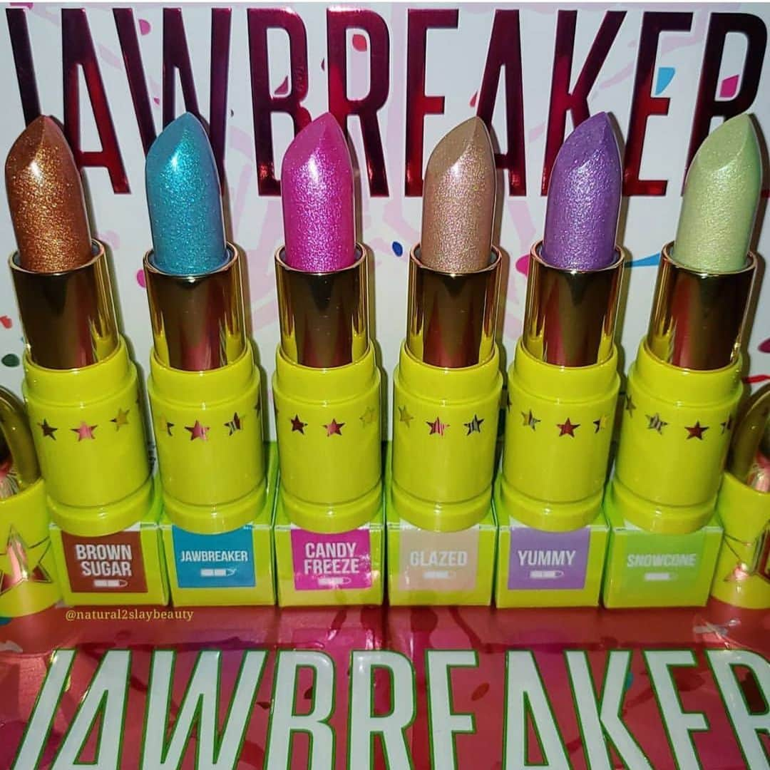 Jeffree Star Cosmeticsさんのインスタグラム写真 - (Jeffree Star CosmeticsInstagram)「Our #Jawbreaker Lip Ammunition comes in 6 glittery shades ⭐️ #jeffreestarcosmetics pic by: @natural2slaybeauty」6月28日 8時18分 - jeffreestarcosmetics