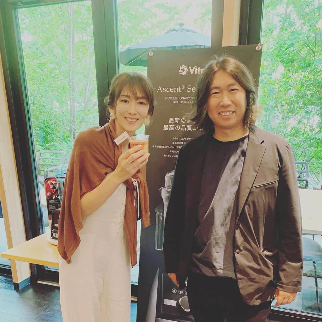 大河内奈々子さんのインスタグラム写真 - (大河内奈々子Instagram)「vitamix の新作発表会へ。 さらに進化して、、、 お料理が手軽になる！ フォルムもさらに格好良くなってた☺︎ ・ @arichan37.888 ありがとう @vitamix_japan  #vitamix  #新作発表会 #おしゃべりがとまりません #ジュンくんありがとう  #今日は暑かった」6月28日 17時44分 - nanakoohkouchi