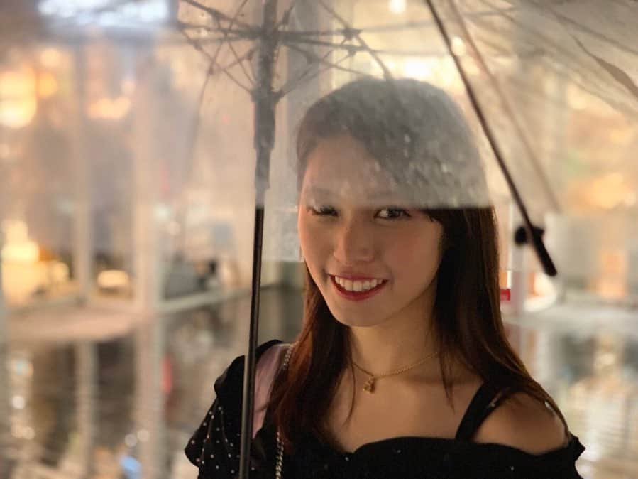 村島未悠さんのインスタグラム写真 - (村島未悠Instagram)「☂️☂️☂️ #梅雨  #雨の日#6月#ワンピース#ドットワンピース #水玉#☂️✨ #cherrsee #miyu」6月28日 18時28分 - happy_miyu0827