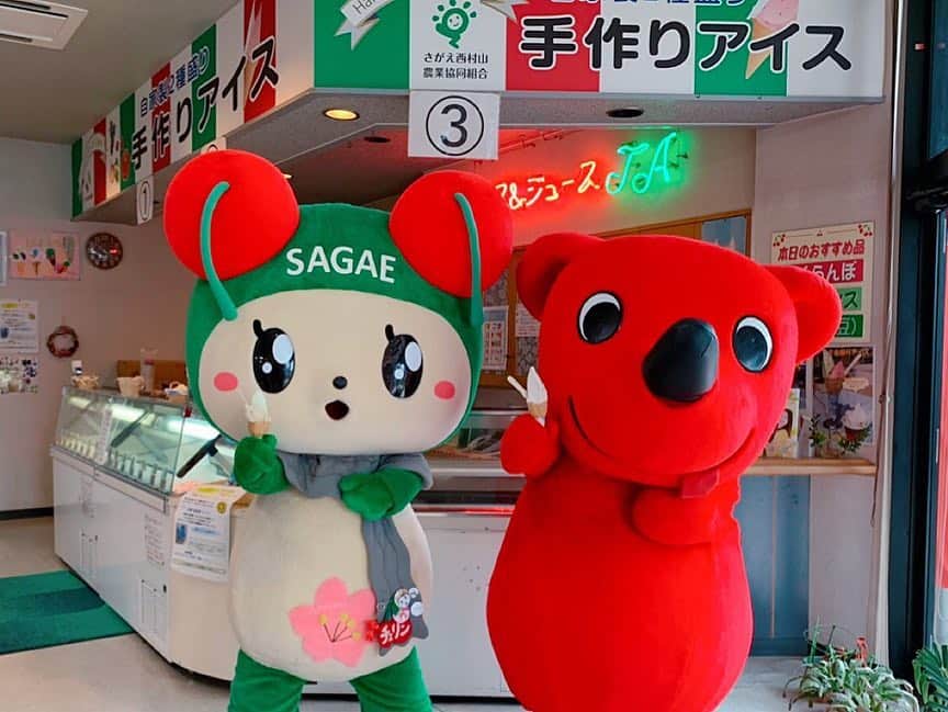 チーバくんさんのインスタグラム写真 - (チーバくんInstagram)「また遊びに行くよ🍒 #トルコアイス  #むきーーーっ  #トルコと姉妹都市  #さくらんぼの原産国  #おみやげ  #特産品  #手作りジェラート  #千葉にも遊びに来てね  #チェリン  #チーバくんの修学旅行  #チーバくん  #chibakun  #千葉県  #山形県  #寒河江市  #チェリーランドさがえ  #さくらんぼ会館」6月28日 18時57分 - chibakun0111