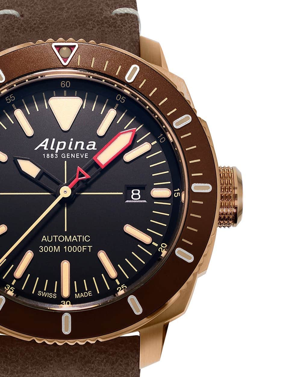 Alpina Watches Japanさんのインスタグラム写真 - (Alpina Watches JapanInstagram)「ㅤㅤㅤㅤㅤ 王道のスポーティなルックスに人気のカラー、ブラウンXブロンズの配色でシックなイメージを ㅤㅤㅤㅤㅤ 《シーストロング ダイバー300》 AL-525LBBR4V4 ㅤㅤㅤㅤㅤ #Alpina #AlpinaWatchesJapan #swissmade #swisswatch #watch #wristwatch #sportwatch #outdoor #seastrong #diver #automatic #30atm #LeatherStrap #アルピナ #アルピナウォッチ #スイス時計 #時計 #腕時計 #スポーツウォッチ #アウトドア #シーストロング #ダイバー #自動巻き #30気圧防水 #カーフレザーストラップ」6月28日 19時01分 - alpinawatchesjapan