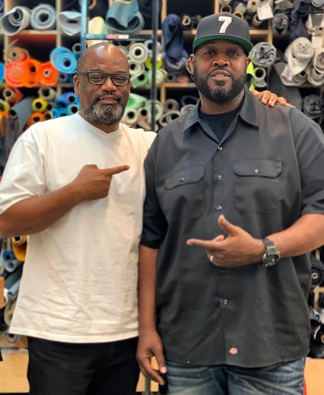 DJ Clark Kentさんのインスタグラム写真 - (DJ Clark KentInstagram)「Always Great To See My Brother, Former Jordan Shoe Design Legend, Founder & Leader Of @pensolacademy /@pensoleofficial The Professor D’wayne Edwards •」6月28日 10時41分 - djclarkkent