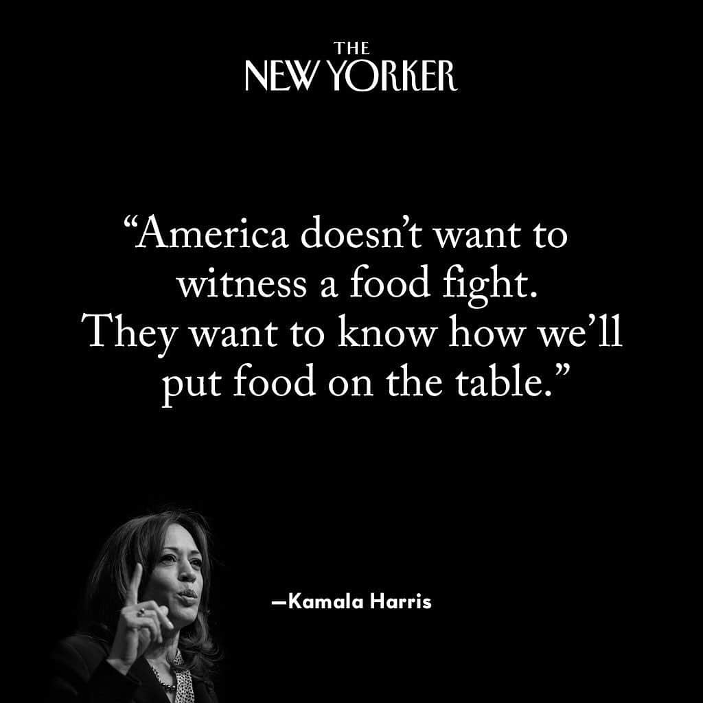The New Yorkerさんのインスタグラム写真 - (The New YorkerInstagram)「In what will probably go down as one of the news clips of tonight's #DemDebate, Kamala Harris played not peacemaker-in-chief but rebuker-in-chief. Onstage, Harris distinguished herself as a storyteller, conjuring up images as well as arguments in ways the other contenders did not—most notably, when criticizing Joe Biden for his past support of busing, describing “a little girl in California who was part of the second class to integrate her public school.” “That little girl,” she said, “was me.” Tap the link in our bio to read more about the power of the former prosecutor's narrative instinct.」6月28日 12時41分 - newyorkermag