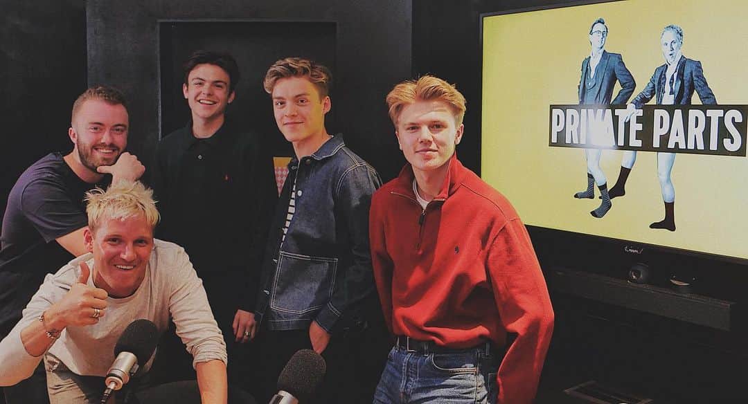 New Hope Clubさんのインスタグラム写真 - (New Hope ClubInstagram)「Had a great time recording the @privatepodcast with @jamielaing and @tomjameslucy it’s live now! (Link in story and our twitter) 🎉」6月28日 19時16分 - newhopeclub